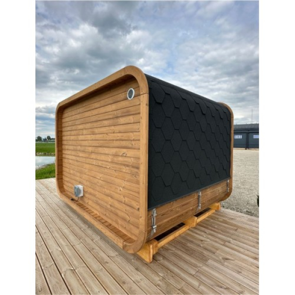 Square Comfort Sauna 3,0 x 2,3 m - Vorraum