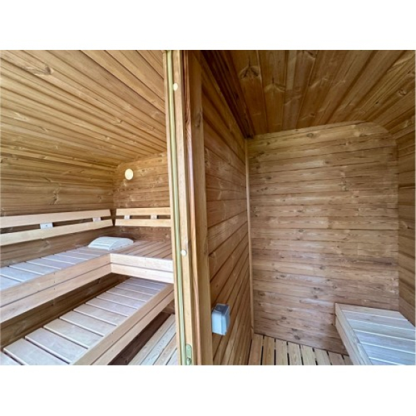 Square Comfort Sauna 3,0 x 2,3 m - Vorraum
