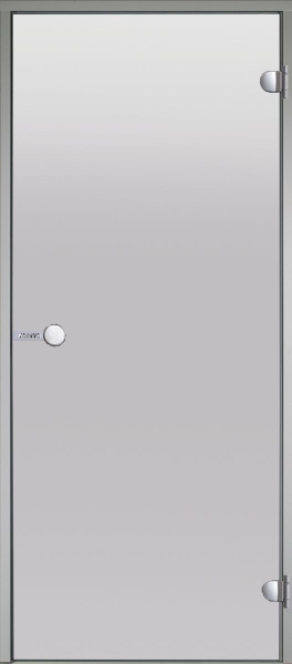 Glastür Harvia satin 9x19 Aluminiumrahmen