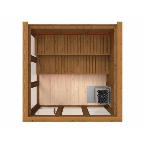 ECO-Modern Sauna 2,4 x 2,4 m