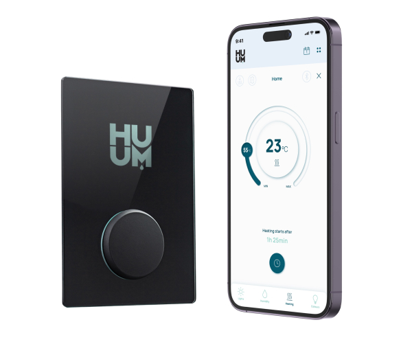 HUUM UKU Bedienfeld GLAS - SCHWARZ