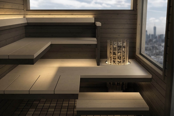 GLOW   Harvias Säulenofen Glow erfüllt die Anforderungen der anspruchsvollsten Designer von Sauna-Inneneinrichtungen. Die stilvolle und schlanke Form des Glow ermöglicht ein flexibles Design der Sauna-Inneneinrichtung. Seine hohe Säulenform macht die Saun