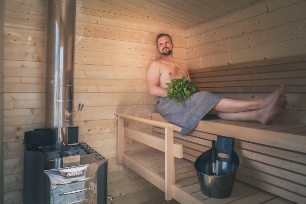 SOLIDE COMPACT Aussen-Sauna - SLDC001PS ohne Terrasse