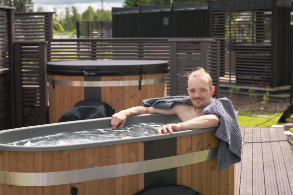 KIRAMI TINY FLOW-2-KW Thermowood - LightGray