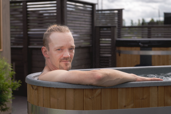 KIRAMI TINY FLOW-2-KW Thermowood - LightGray