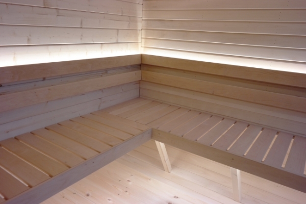 LUNA - OUTDOORSAUNA 3,3 x 2,4 m - mit Vorraum