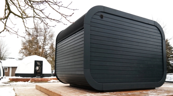 LUNA - OUTDOORSAUNA 3,3 x 2,4 m - mit Vorraum