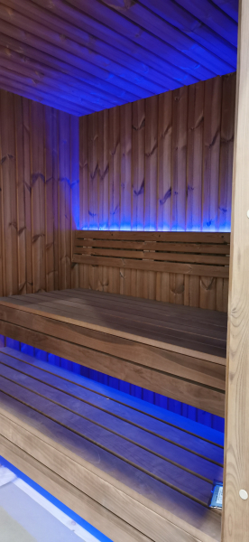 LUXURY-Modern Sauna 2,3 x 2,3 m