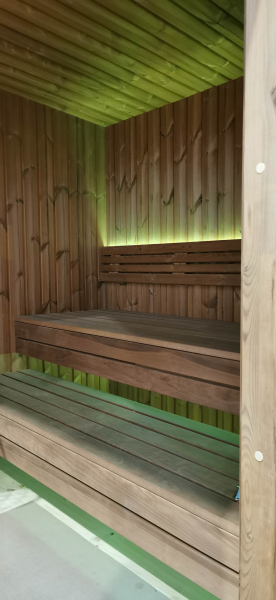 LUXURY-Modern Sauna 2,3 x 2,3 m