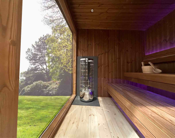 LUXURY-Modern Sauna 2,3 x 2,3 m