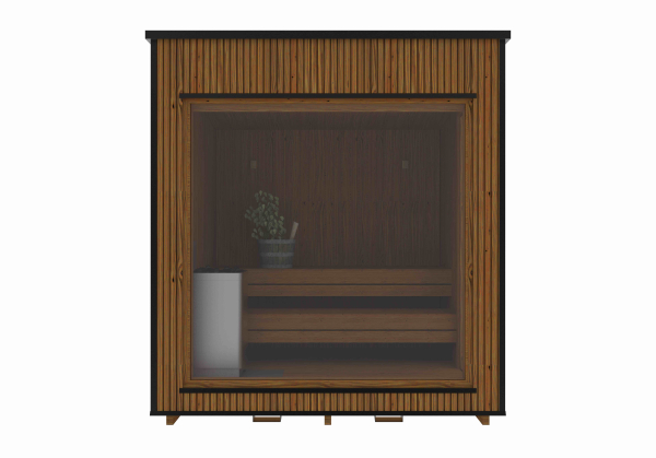 LUXURY-Modern Sauna 2,3 x 2,3 m