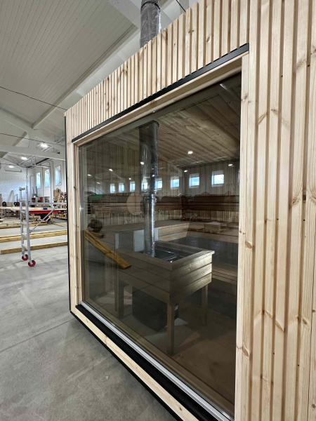 LUXURY-Modern Sauna 2,3 x 3,4 m