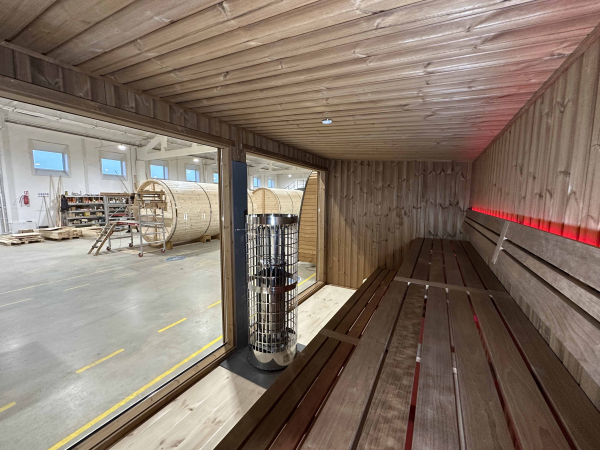 LUXURY-Modern Sauna 2,3 x 4,4 m