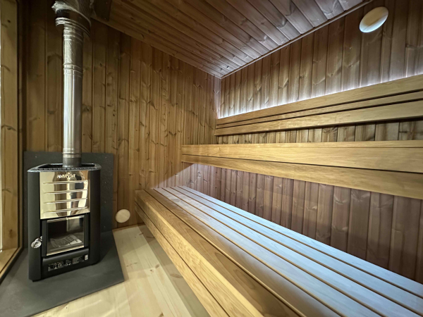 LUXURY-Modern Sauna 2,3 x 4,4 m