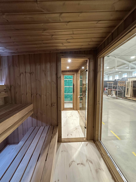 LUXURY-Modern Sauna 2,3 x 4,4 m