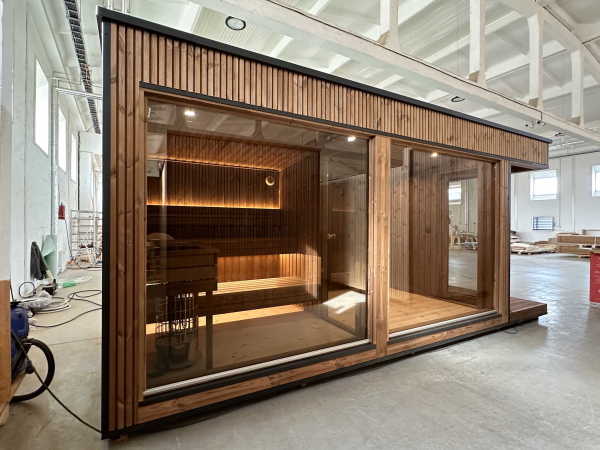 LUXURY-Modern Sauna 2,3 x 5,4 m