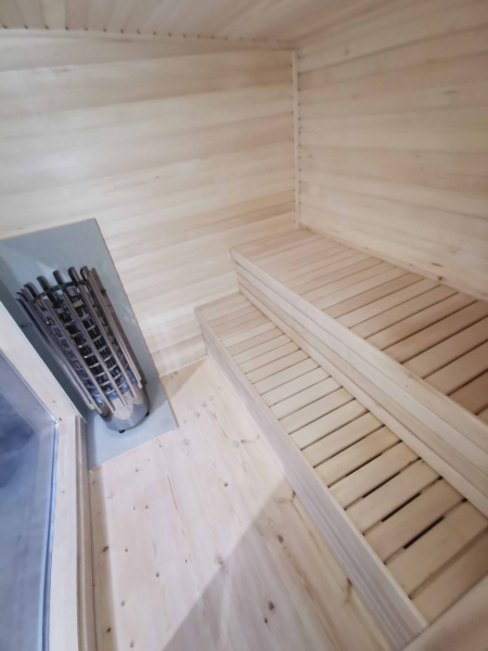 Modern Sauna 2,3 x 2,3 m