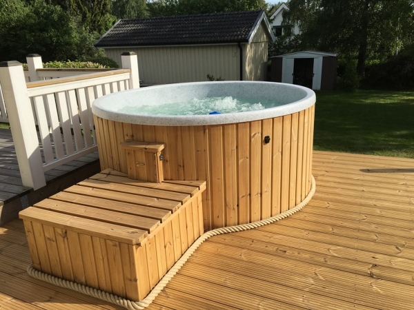 AKTION!!! TOPSPA XS GREY MARBLE - inkl. LED und UV-C-Lampe