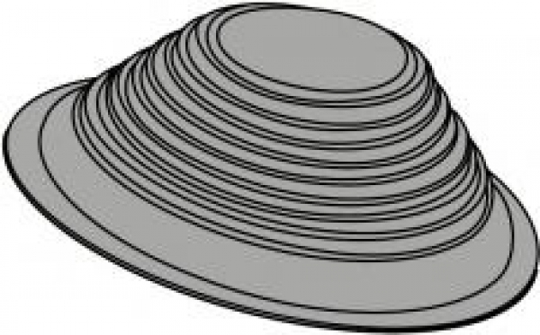 Gummimanschette symmetrisch - WHM24 - Flachdach