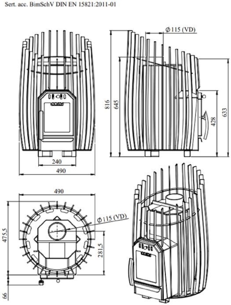 COZY ist ein effektiver und ökonomischer Saunaofen mit Holzbeheizung für kleinere Saunen. Die einzigartige Konstruktion der Feuerstelle ermöglicht beim Brennprozess frische Luft von oben zuzuführen, damit eine mächtige Flamme entsteht. Deshalb ist das Ver