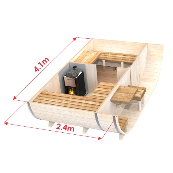 Saunafass Discount OVAL 4