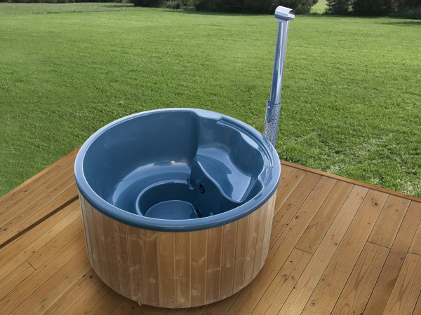 Fieberglas mit integrierten Ofen - Wellness ø 200 cm