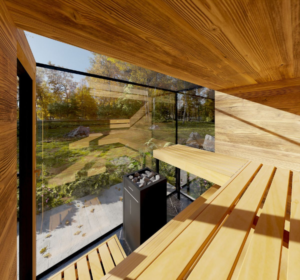 HARVIA LUX Medium 202 x 330 x 235 - MIRROW