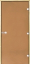 Glastür Harvia bronze 8x21 Kieferrahmen