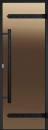 Glastür Harvia Legend bronze 7x19 Aluminiumrahmen
