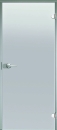 Glastür Harvia satin 7x21 bzw. 9x21 abschließbarer Aluminiumrahmen
