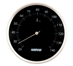 THERMOMETER ø 160 mm - schwarz