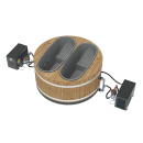 KIRAMI TWINNY 2xDUAL Thermowood - LightGray