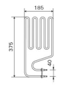 Heizelement für Compact JM20(E) HARVIA - ZSJ-100
